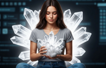 Cristais para proteção energética em ambientes digitais