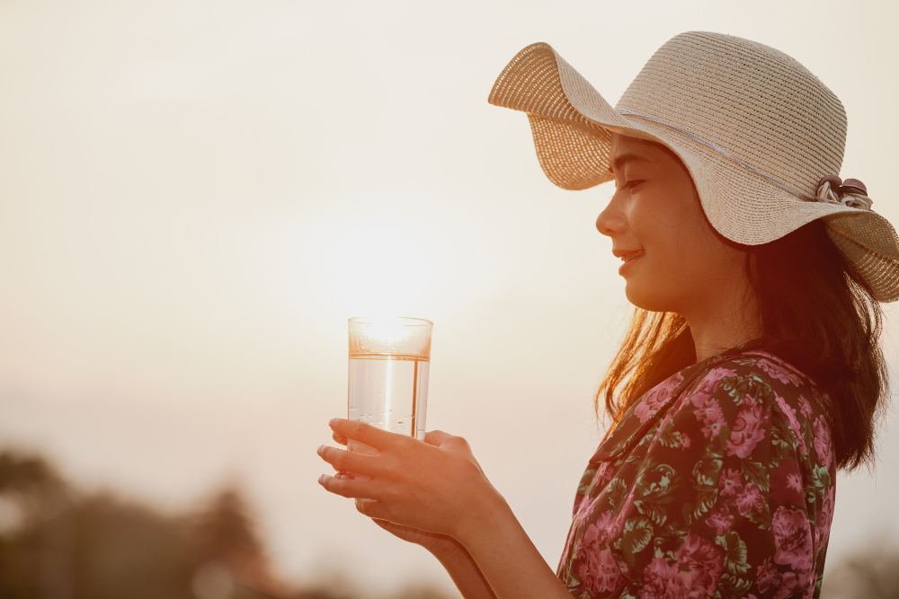 Água solarizada com cristais: benefícios e como preparar