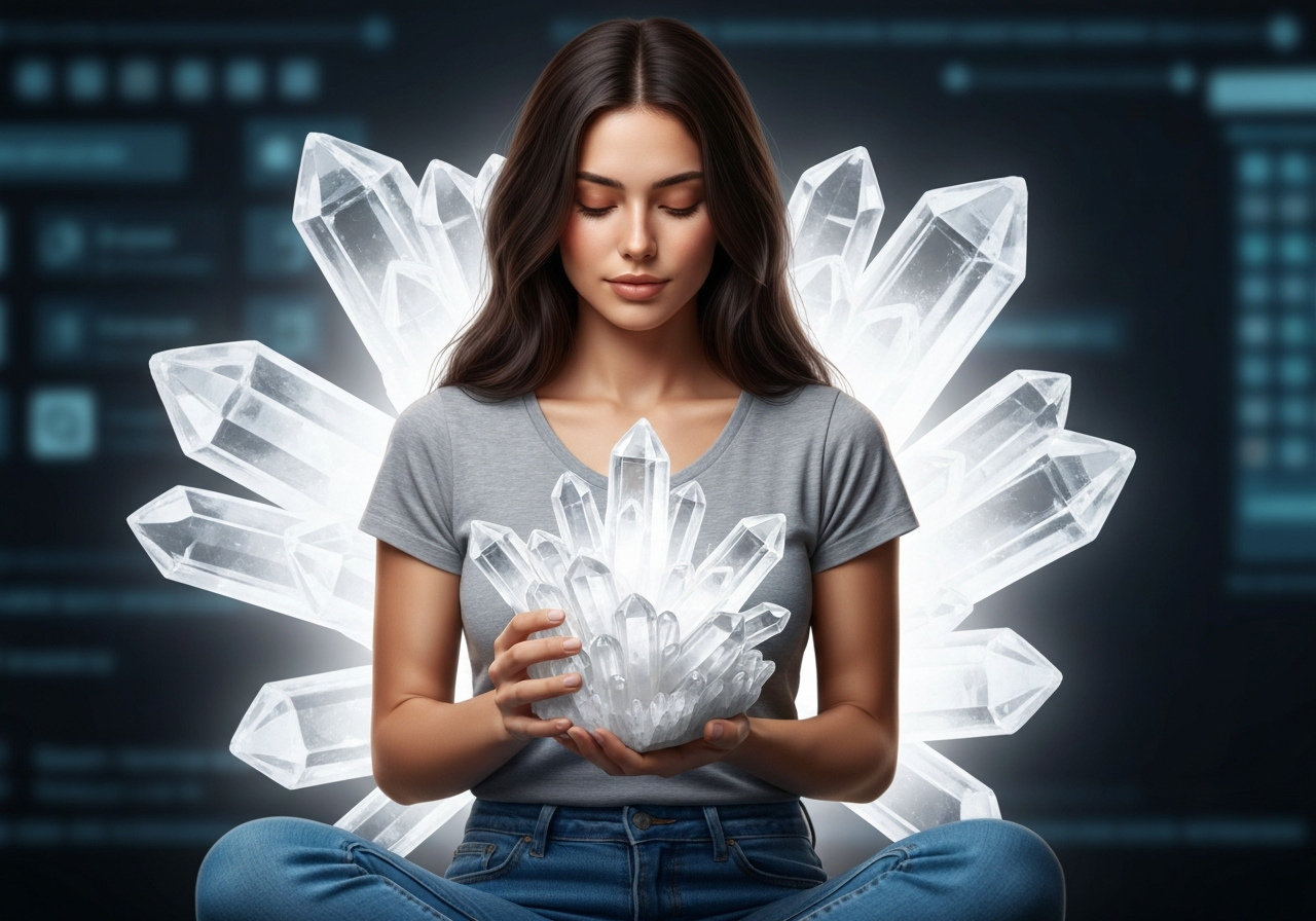 Cristais para proteção energética em ambientes digitais